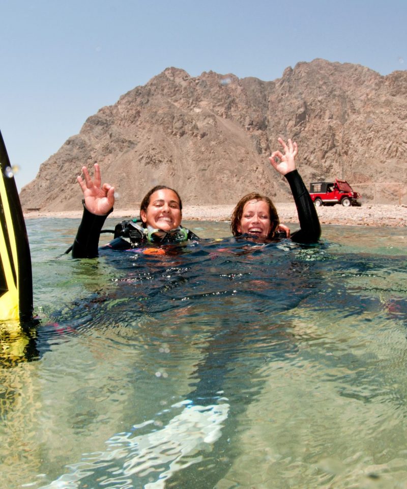 Diving in Dahab Egypt