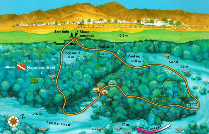 The Islands Dive Site in Dahab, Egypt