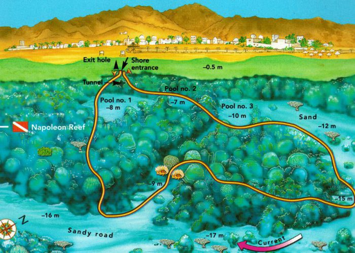 The Islands Dive Site in Dahab, Egypt